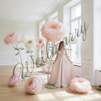 Ростовой цветок из бумаги "Пион персиковый"